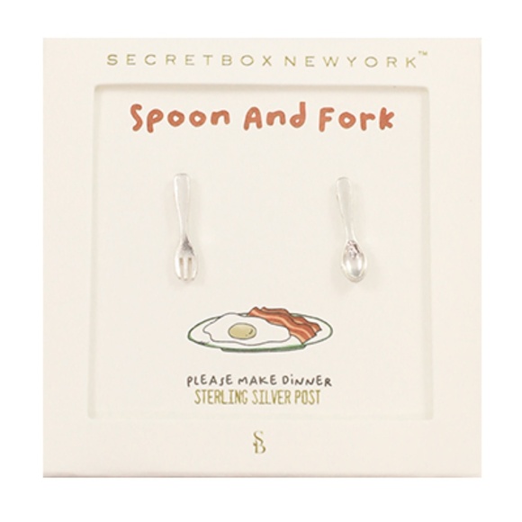 Spoon & Fork Earrings - Picture 1 of 2